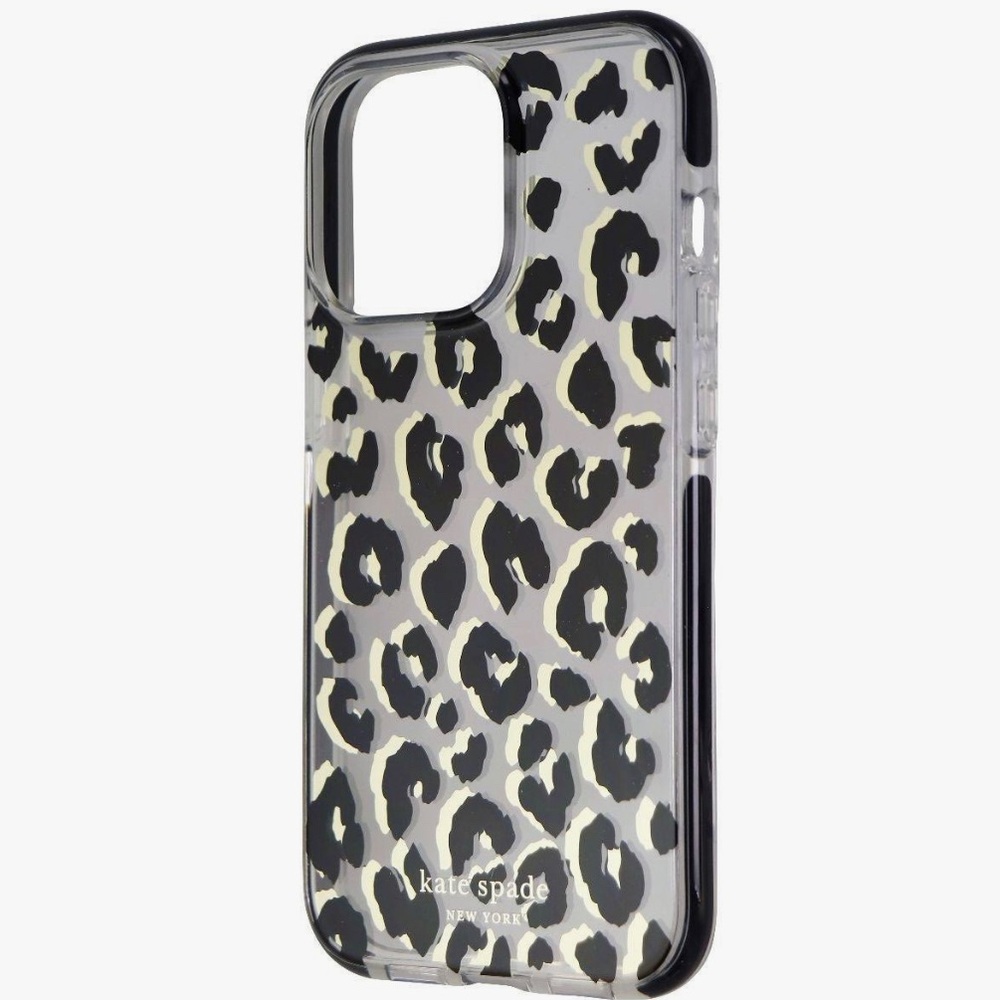 Kate Spade iPhone 14 Pro Max black (and clear) cheetah case